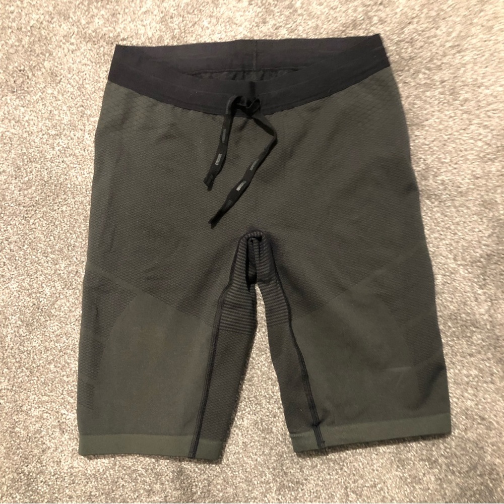 Olive Green Gymshark Biker Shorts